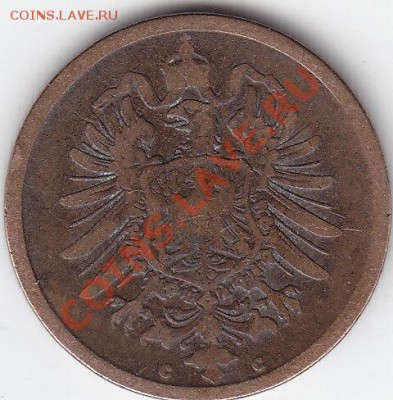 ГЕРМАНИЯ ИМПЕРИЯ 2 пфеннига 1875 С до 18.08 22:00 мск - IMG_0015