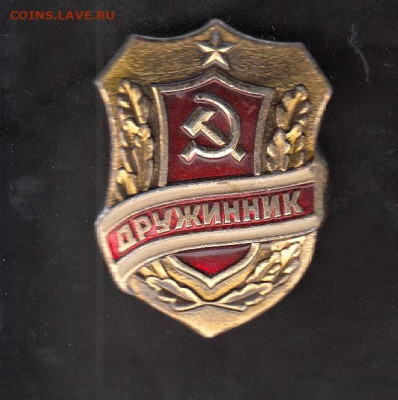 СССР значки дружинник до 31 01 - 264