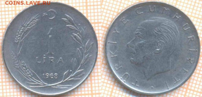 Турция 1 лира 1968 г., до 30.01.2020 г. 22.00 по Москве - Турция 1 лира 1968 8835