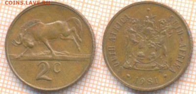 ЮАР 2 цента 1981 г., до 30.01.2020 г. 22.00 по Москве - ЮАР 2 цента 1981 8839