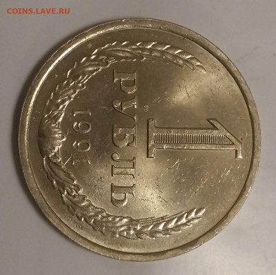1 рубль 1991 год Л. До 30.01.20 в 22.15  МСК. - 2020-01-27 22.13.19