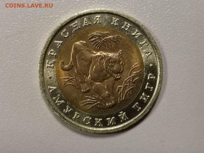 Красная книга: 10р 1992г. Амурский тигр, до 02.02 - СЧ Тигр -1
