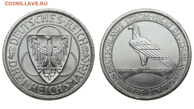Веймарская республика. 3 марки 1930 г. Освобожд. До 29.01.20 - Р170.JPG
