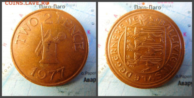 Гернси 2 пенса, 1977 - 3