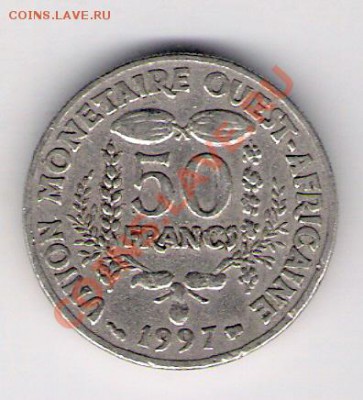 50 франков Зап. Африка(франц.), до 19.08.2011 22-00 мск. - сканирование0104