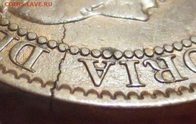 1 цент 1859 - Cracked planchet - 1-cent-1859-cracked-planchet-1-cent-1859