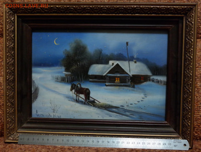 Картина М. Салтанов "Ночь" холст, масло, рама - SAM_6549.JPG