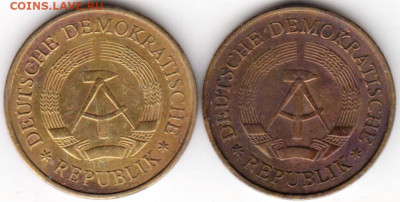 ГДР 20 пфеннигов 1969 г. 2 шт. до 24.00 03.02.20 г. - 012
