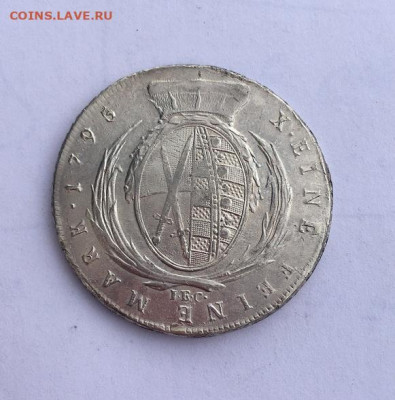 Курфюршество Саксония. Фридрих Август I. 1 ТАЛЕР 1795 года. - 6