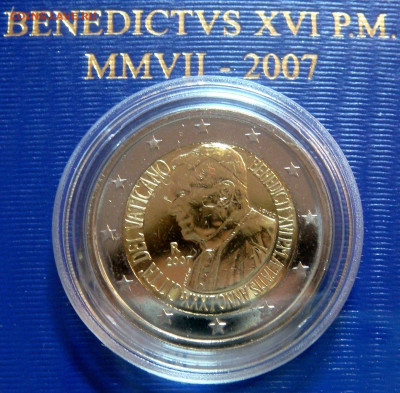 ВАТИКАН 2 евро 2007 "Бенедикт XVI" блистер. До 03.02 (ПН) - 03.JPG
