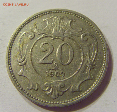 20 геллеров 1909 Австрия №2 03.02.2020 22:00 МСК - CIMG7328.JPG