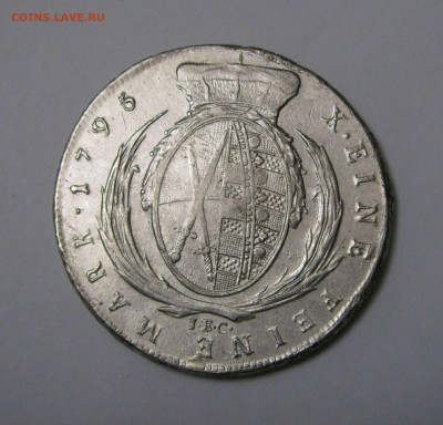 Курфюршество Саксония. Фридрих Август I. 1 ТАЛЕР 1795 года. - сс (4).JPG