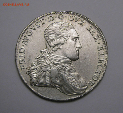 Курфюршество Саксония. Фридрих Август I. 1 ТАЛЕР 1795 года. - сс (2).JPG