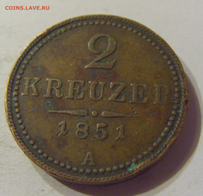 2 крейцера 1851 А Австрия №1 03.02.2020 22:00 МСК - CIMG7552.JPG