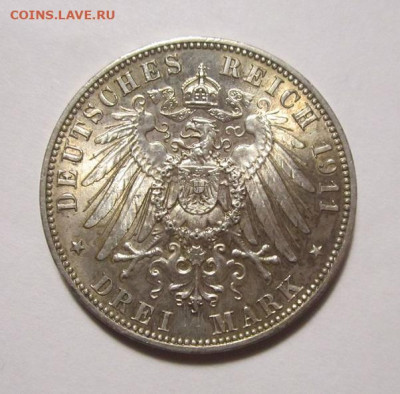 Саксония 3 марки 1911г aunc ,до 3.02.2020г в 22.00 мск - 9.JPG