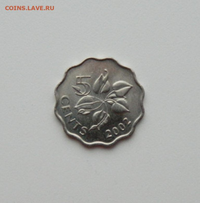 Свазиленд 5 центов 2002 г. (без обращения). до 03.02.20 - DSCN0196.JPG