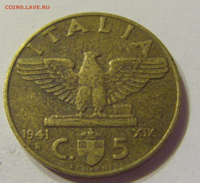 5 чентезимо 1941 Италия №2 04.02.2020 22:00 МСК - CIMG6892.JPG