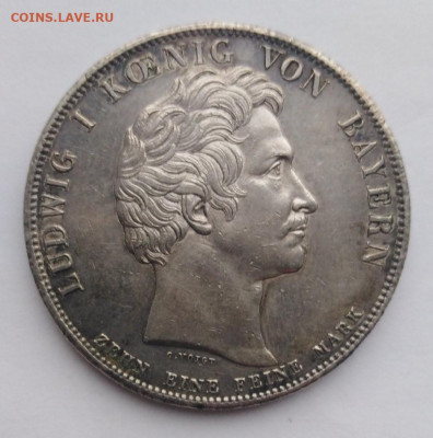 Бавария талер 1828г - 17