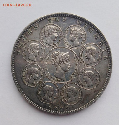Бавария талер 1828г - 19