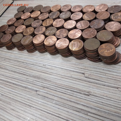 США.500 монет по центу.1960-1999 - 1580384641856.