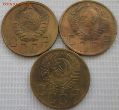 5 Копеек 1946,48,54 г. окон. 03.02.2020 г. 22-00 МСК. - 44444444