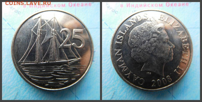 Каймановы острова 25 центов, 2008 - 12