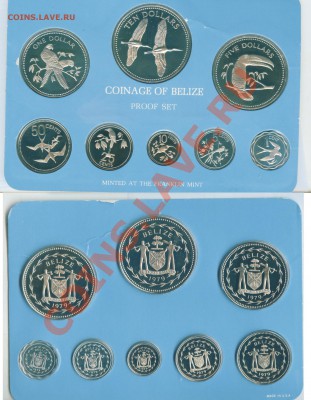 Набор Белиз 1с-10$ Proof (птицы) - Graphic1.JPG