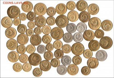 63 ранних советских монет. Красивые. До 04.02.20 в 22.00 - 4