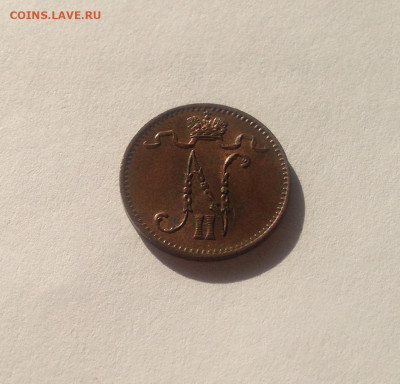 1 пенни Русская Финляндия 1901г., AU , до 07.02.20г. - 1p1-1