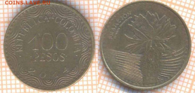 Колумбия 100 песо 2014 г., до 7.02.2020 г. 22.00 по Москве - Колумбия 100 песо 2014  8393