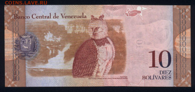 Венесуэла 10 боливаров 2011 unc 08.02.20. 22:00 мск - 1