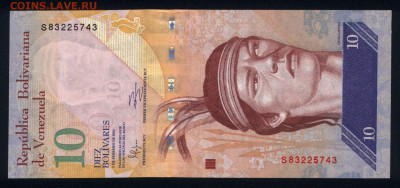 Венесуэла 10 боливаров 2011 unc 08.02.20. 22:00 мск - 2