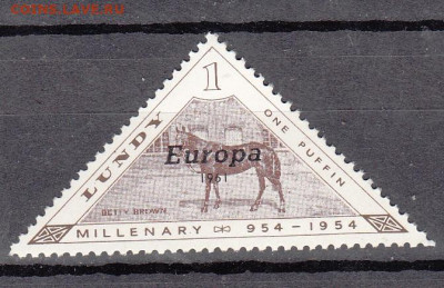 Острова Лэнди 1961 1м надпечатка 1п до 06 02 - 536