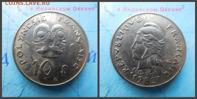 Французская Полинезия 10 франков, 1982 - 12
