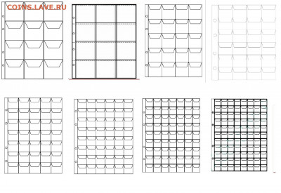 РАСПРОДАЖА монетники, листы для монет и банкнот от 12р. шт. - для монет