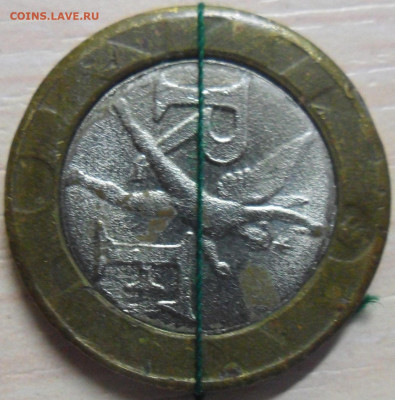 Франция 50 сантимов 1942 и другие - опознание и оценка. - Франция 10 франков 1991 №2 поворот 1