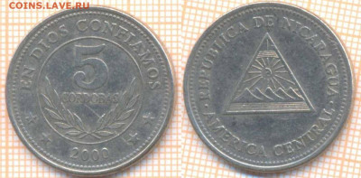 Никарагуа 5 кордоб 2000 г., до 8.02.2020 г. 22.00 по Москве - Никарагуа 5 кордоб 2000  8626
