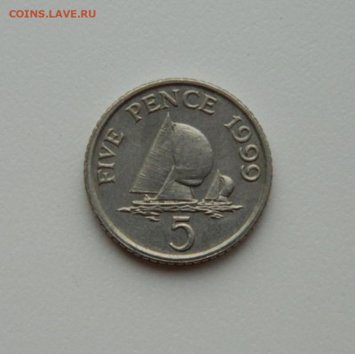 Гернси 5 пенсов 1999 г. (Парусник) до 06.02.20 - DSCN9904.JPG