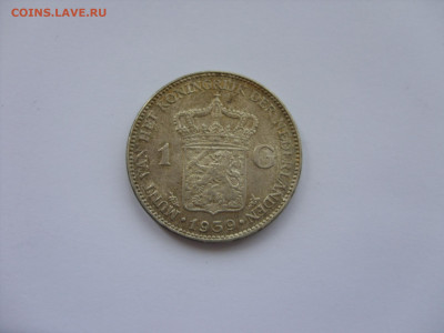 1 гульден Нидерланды 1939. Серебро. - 1 гульден Нидерланды 1939 2-1.JPG