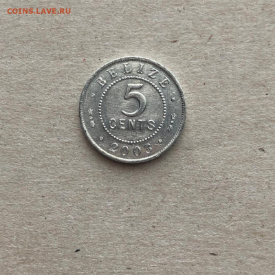 Белиз 5 центов,до 6.02. - IEzbI_qFnjs