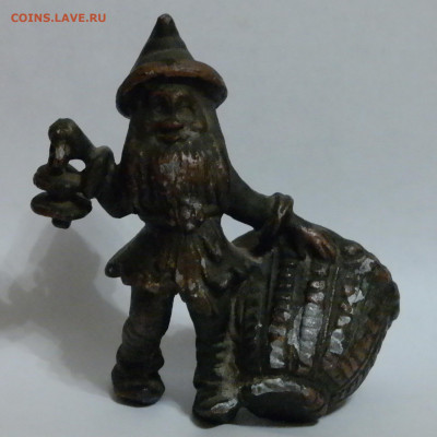 Статуэтка Гномик с корзиной. Силумин. - SAM_6777.JPG