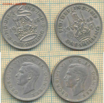 Великобритания шиллинг 1948 г. 2 типа, до 11.02.2020 г. 22. - Великобритания шиллинг 1948 8991