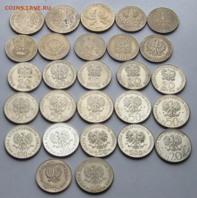 Польша 27 юбилейных монет с 1964 по 1989 гг. - 2.JPG