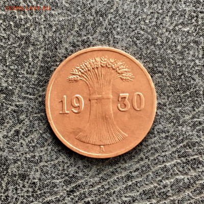 Германия 1 пфенниг 1930 года. До 22:00 11.02.20 - 50FAF7F5-40BC-4FFA-8D0D-0F6C4F4867A1
