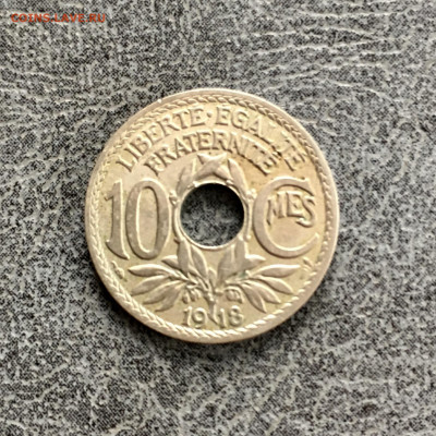 Франция 10 сантимов 1918 года. До 22:00 11.02.20 - 33CA0759-02D6-4531-AEF4-A6E27E32E4EB