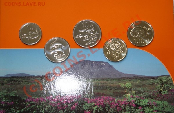 Исландия банковский набор 2000 1 - 100 крон - исл1.JPG