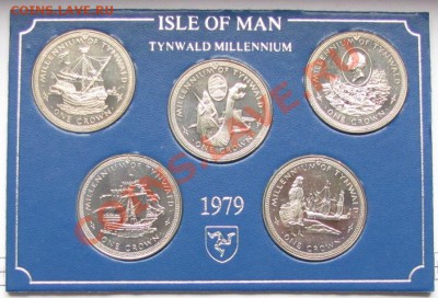 О-в МЭН Комплект Крон 1979 г. Корабли___20.08.11 в 22.00 - Isle of Man 5 Crown set 1979 Cower.JPG