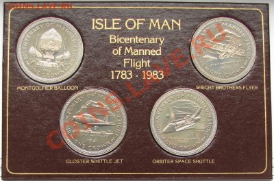 О-в МЭН Комплект Крон 1983 г. Самолеты___20.08.11 в 22.00 - Isle of Man 4 Crown set 1983 Cower.JPG