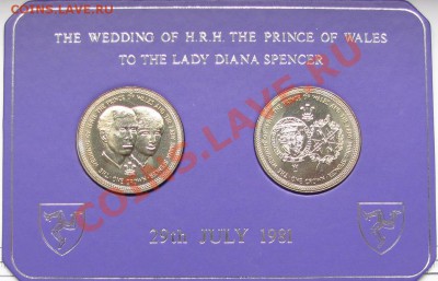 О-в МЭН Комплект Крон 1981 г. ___20.08.11 в - Isle of Man 2 Crown set 1981 Cover.JPG