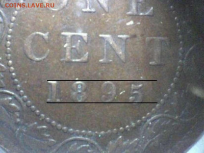 Канада. Монеты периода правления королевы Виктории 1858-1901 - 1-cent-1895-low-5-1-cent-1895-canada